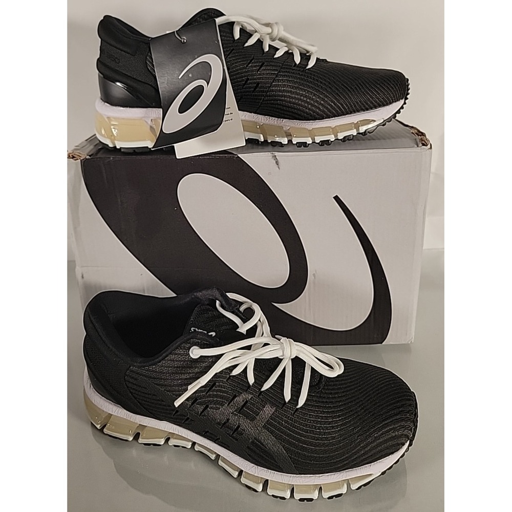 ASICS GelQuantum 360 4 Running Womens Sz 6 Sneakers Athletic Shoes Black Grey